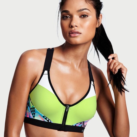 victoria secret front closure sports bra